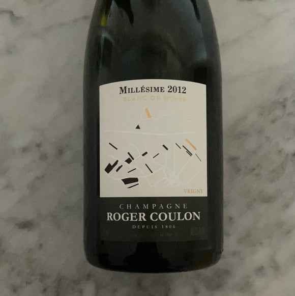 Champagne Roger Coulon Blanc de Noirs 2012