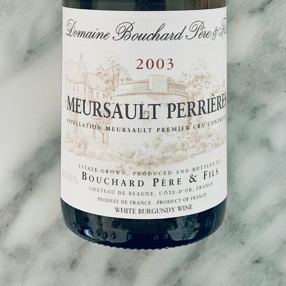 Domaine Bouchard Pere & Fils Meursault 1er Cru Perrieres 2003