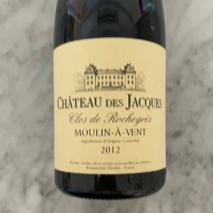 Chateau des Jacques Moulin-A-Vent Clos de Rochegres 2012 1500ml