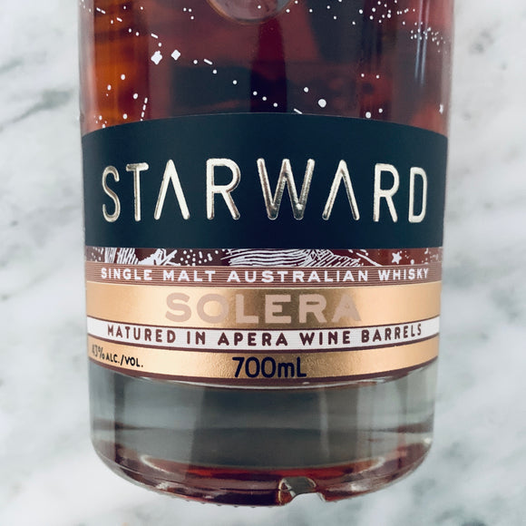 Starward Solera Single Malt Australian Whisky