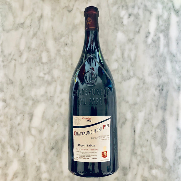 Roger Sabon Chateauneuf du Pape Prestige Cuvee 2003 Magnum