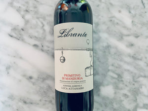 Luca Attanasio, Librante, Primitivo di Manduria DOP 2017