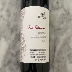 Giovanni Almondo, Nebbiolo "Roero Bric Valdiana", Monta d'Alba, Piedmont 2017